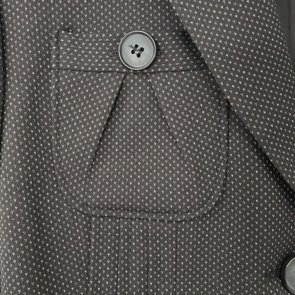 Nine West Black & Gray Form Fitting Blazer - Picture 8 of 14
